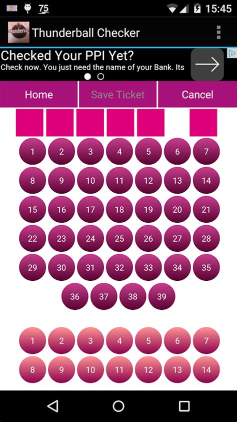 latest thunderball results checker.